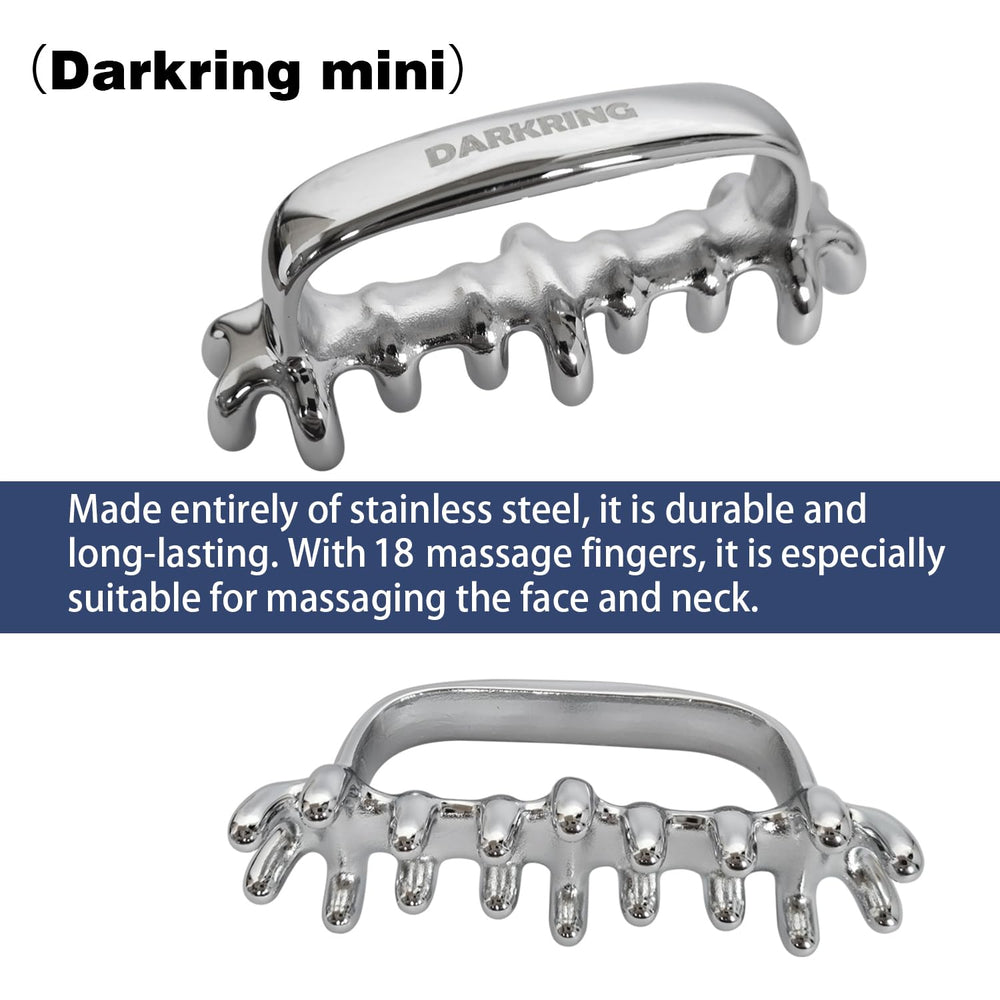 DarkRING Face Gua Sha tools included for facial fascia massage