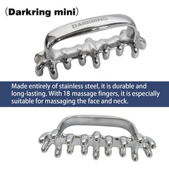DarkRING Face Gua Sha tools included for facial fascia massage