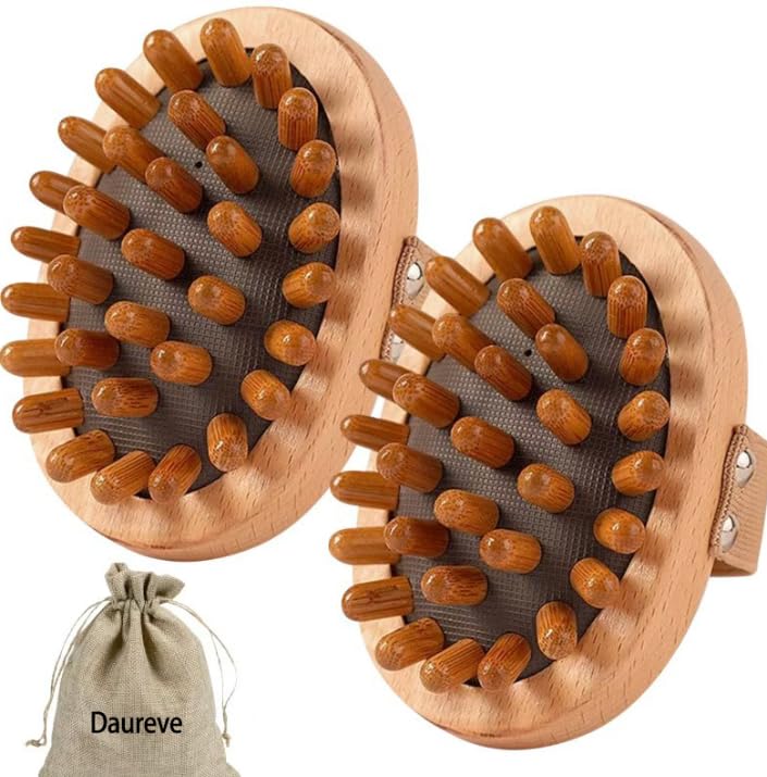 Daureve wooden brush relaxation use for calm routine