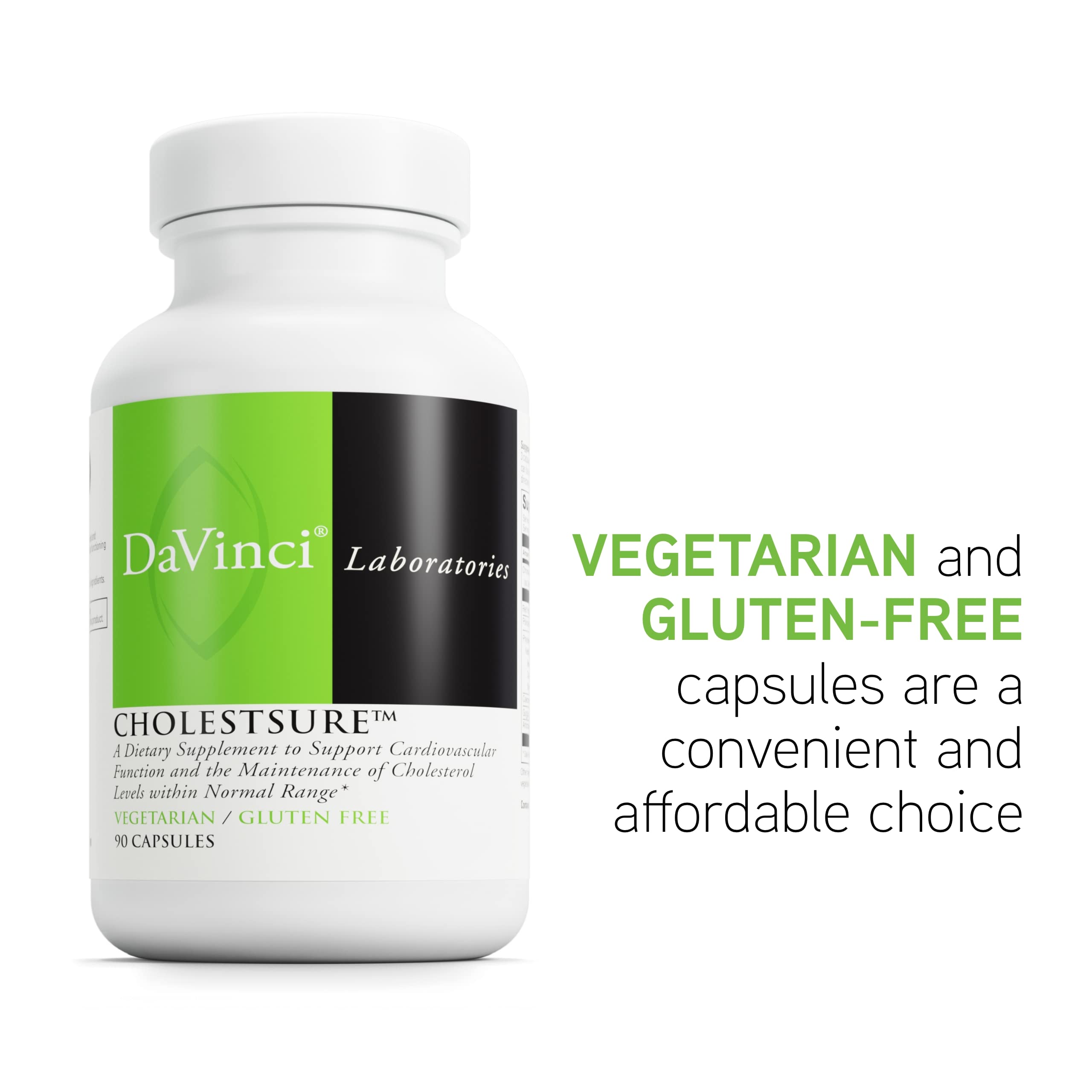 DAVINCI CholestSure highlights CoQ10 among key ingredients.