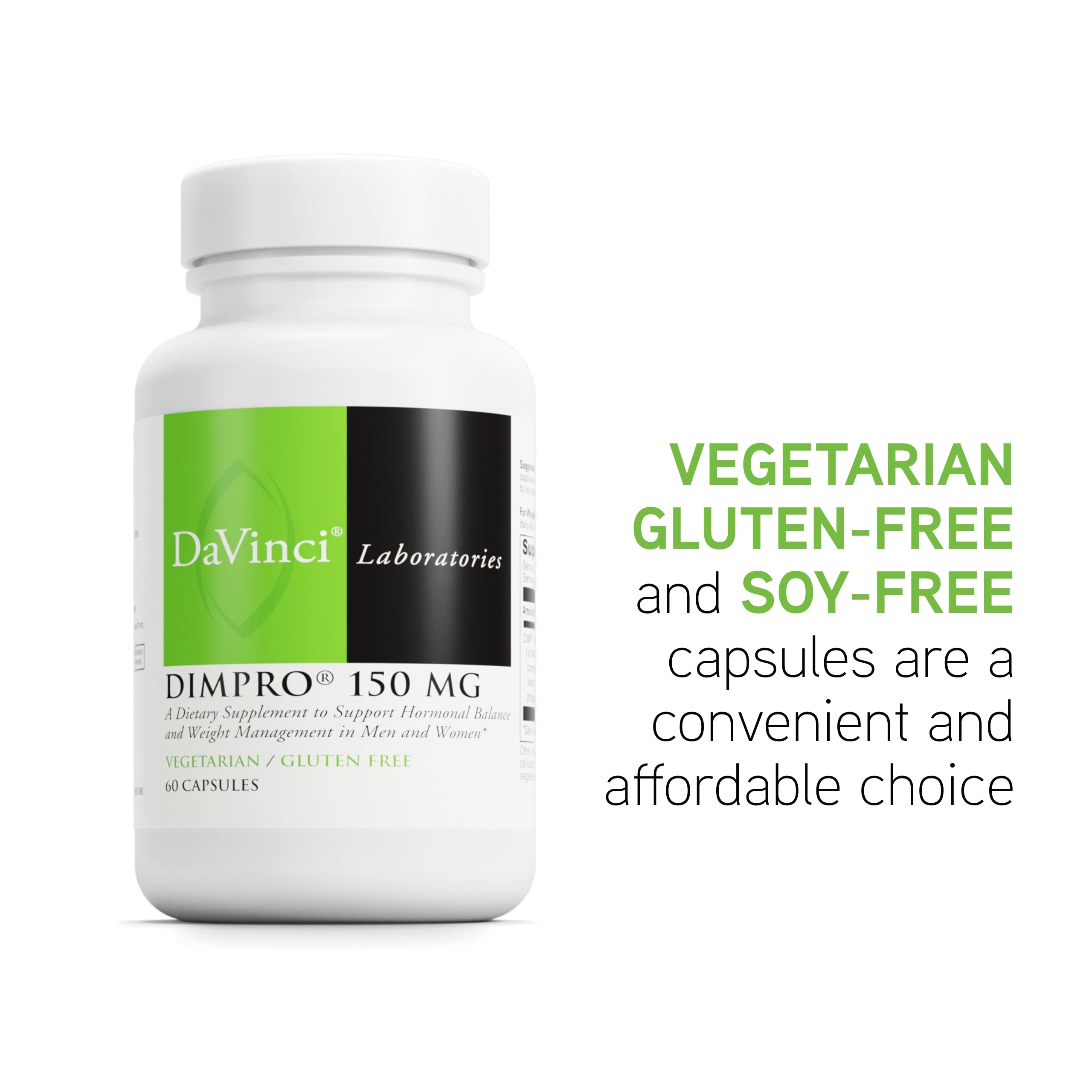 DIMPro capsules with glass of water for easy daily intake.
