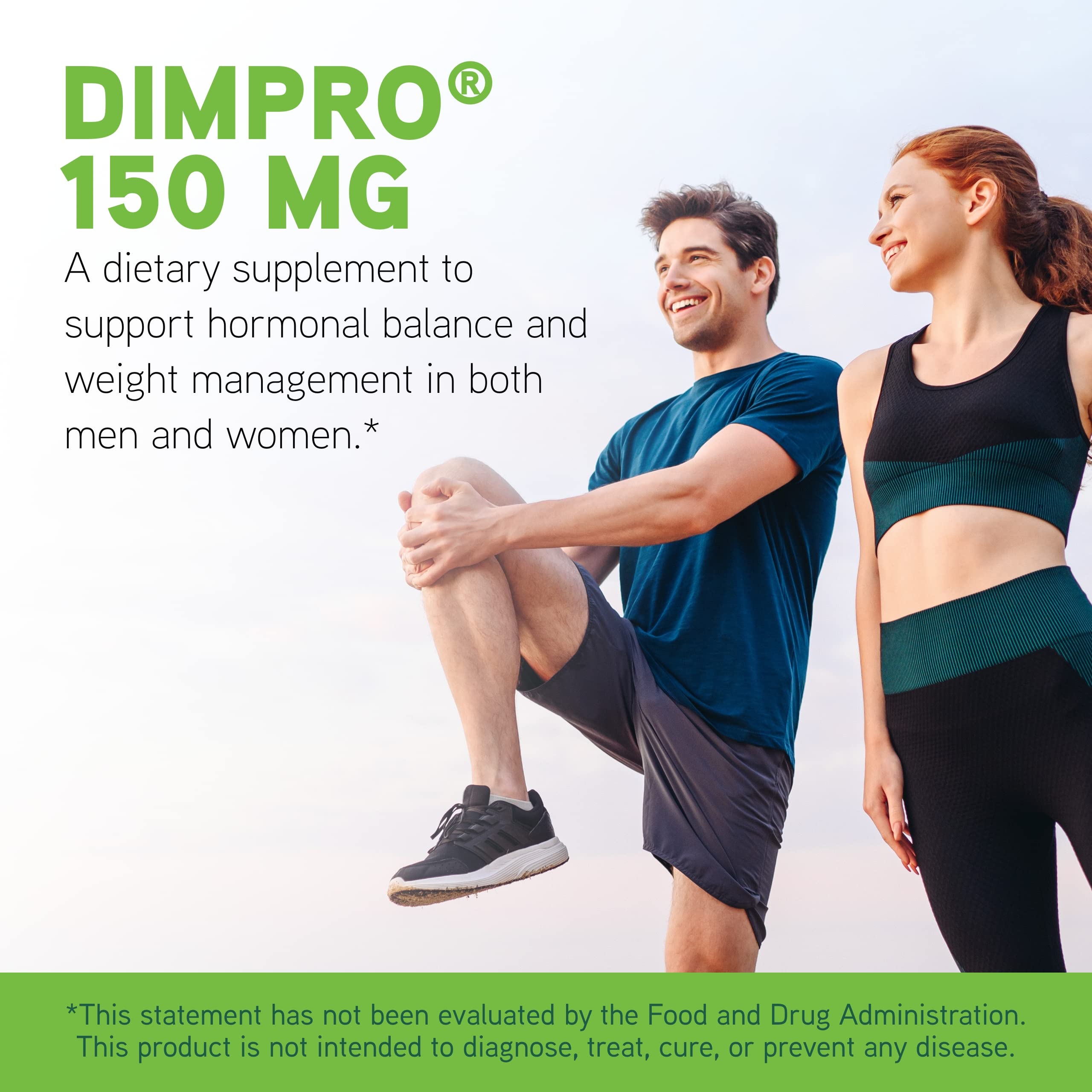 DIMPro bottle with 60 capsules ready for daily use.