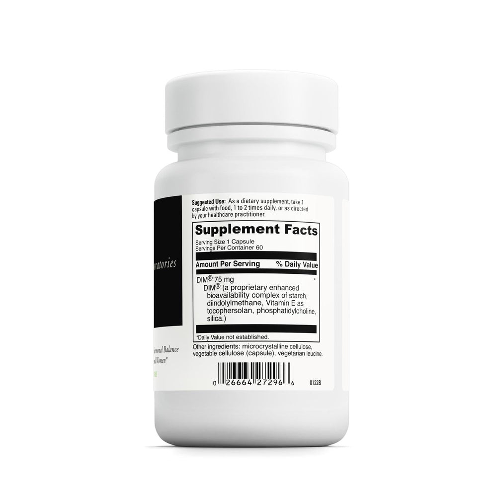 DAVINCI DimPro label closeup: clear ingredients and claims for transparency and trust.