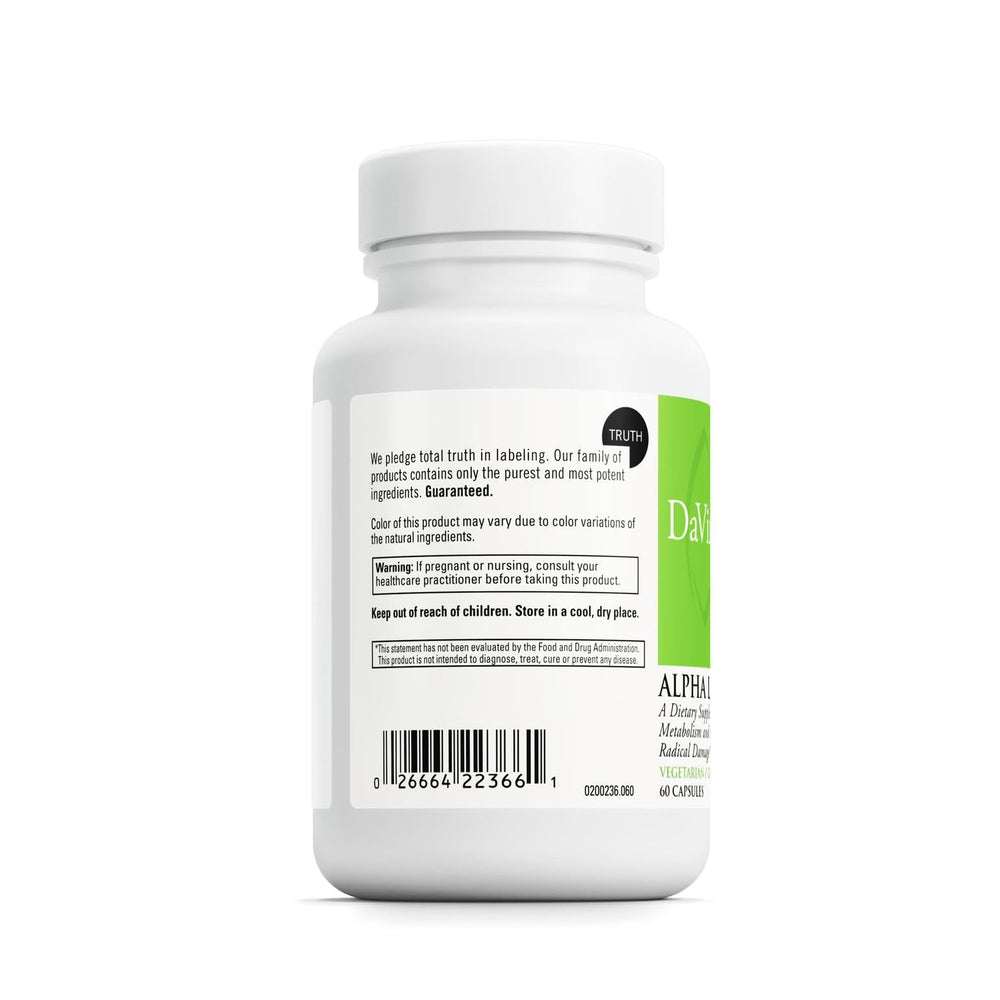 Label detail highlights gluten-free formula for clean nutrition.