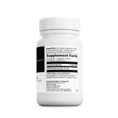 DAVINCI Labs DHEA capsule on bottle to illustrate daily intake.