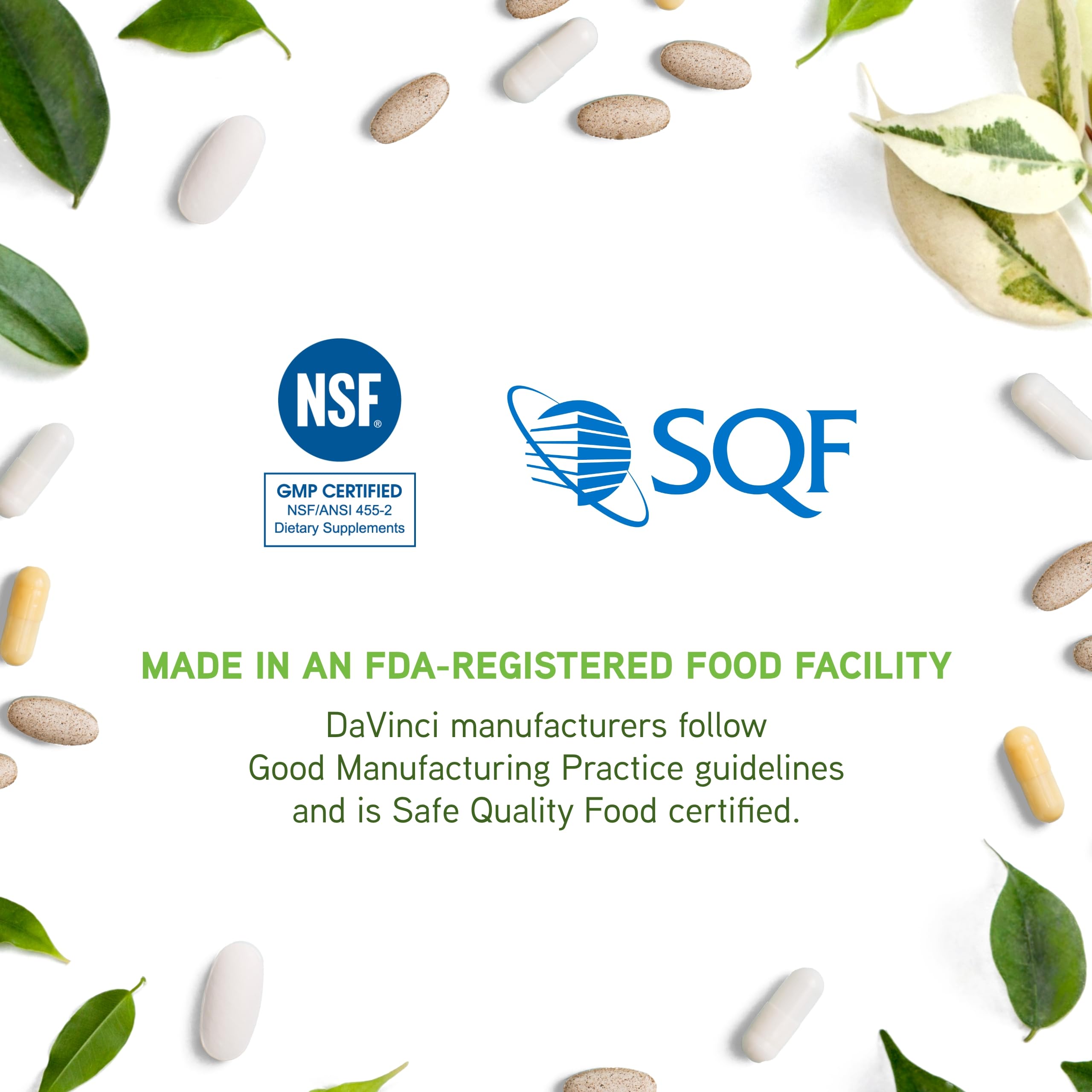 DAVINCI Labs GI Benefits label verification emphasizes transparency and ingredient purity.