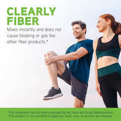 DAVINCI Labs Clearly Fiber scoop shows easy portioning for fiber daily intake.