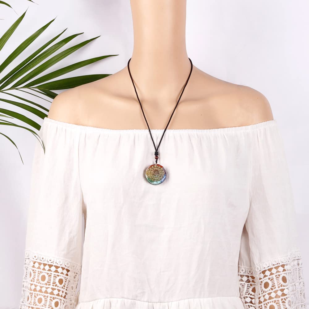 Day Day Up Orgonite pendant ideal for meditation and focus