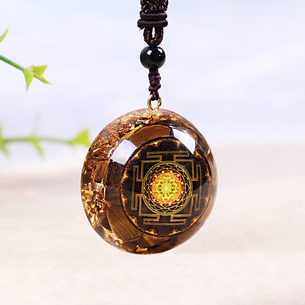 Day Day Up sacred geometry energy necklace; versatile for yoga and meditation