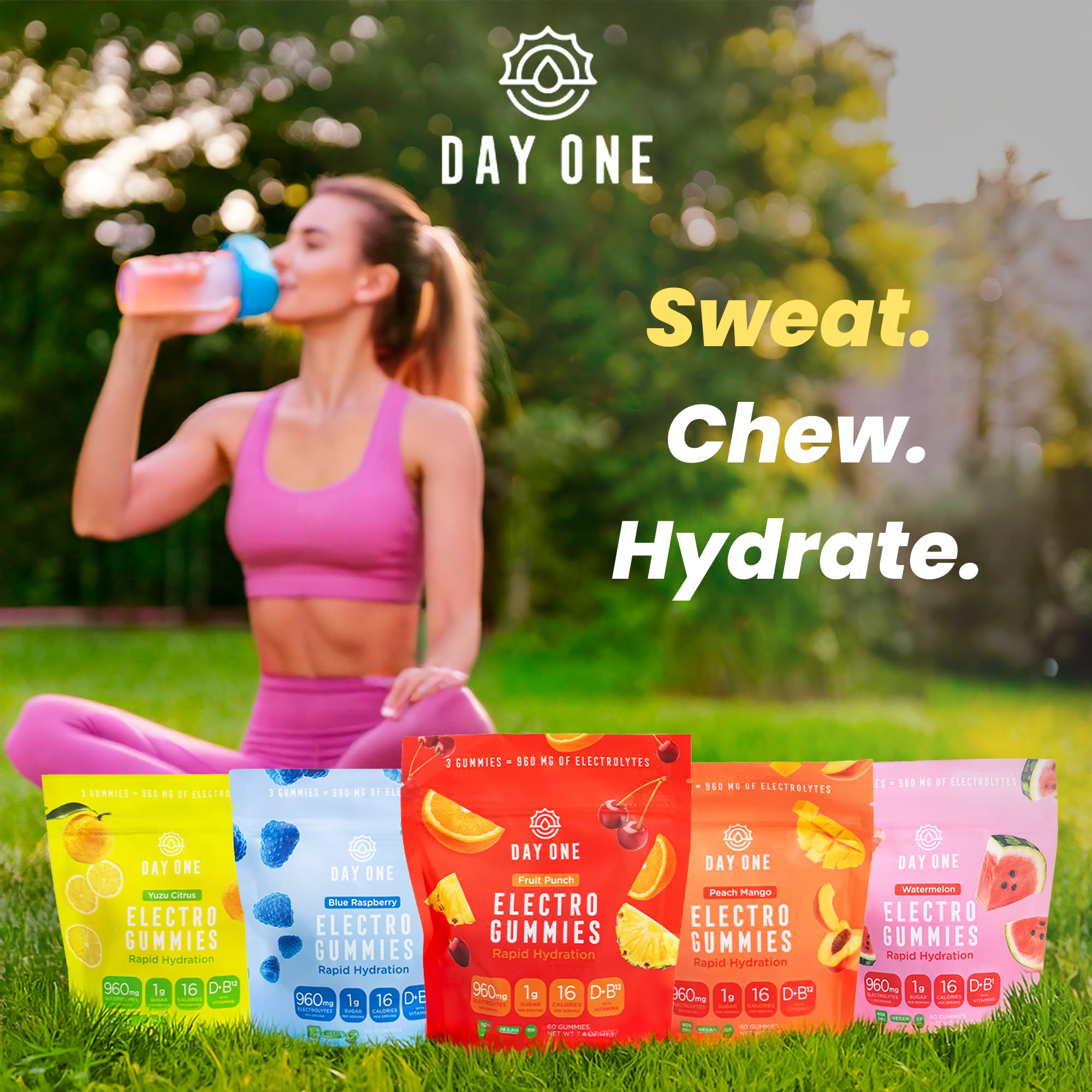 Made in USA Day One Electrogummies support charities promoting kids' sports