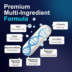 DBYWAPS Magnesium Energy Complex capsules closeup showing high-absorption blend.