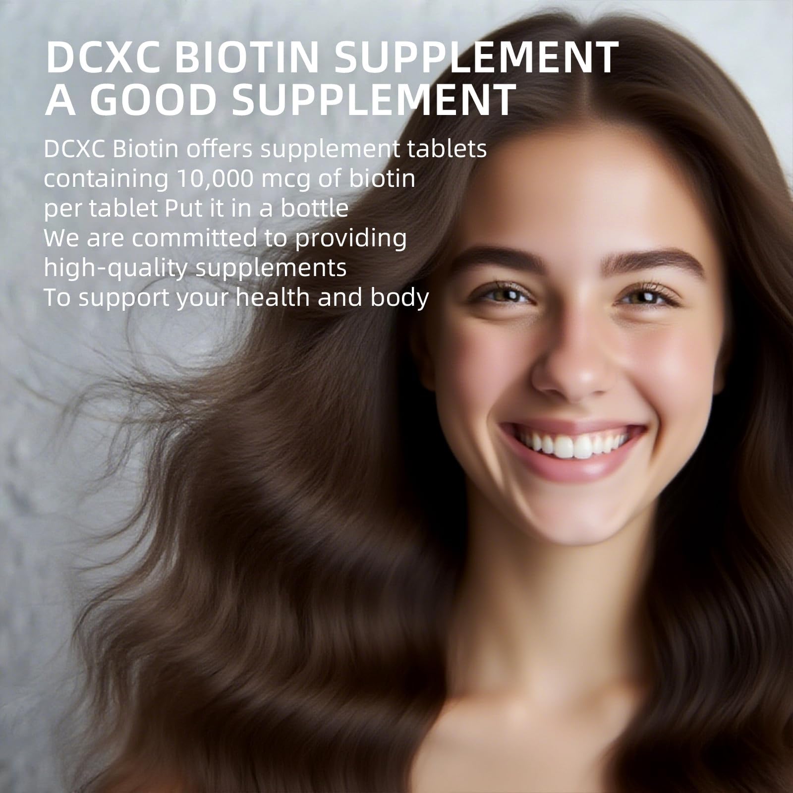 DCXC Biotin Collagen capsules close-up for easy daily intake