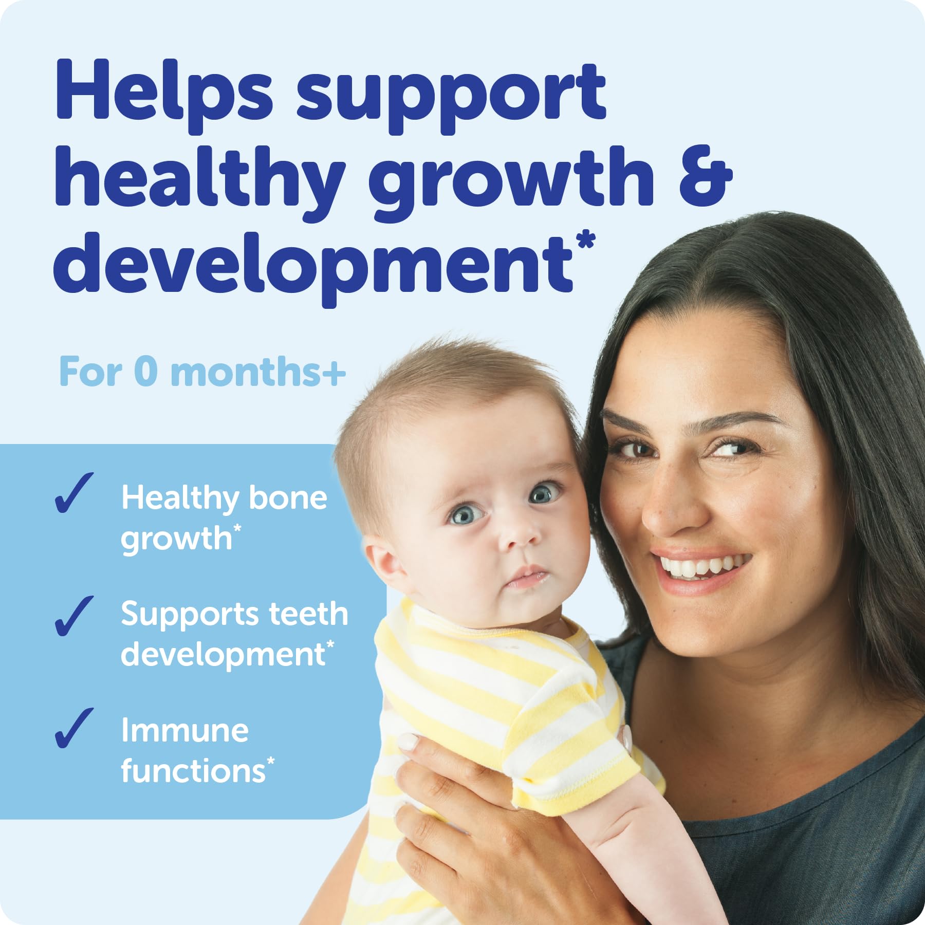 Ddrops Baby 400 IU drops ingredients: vitamin D3 in fractionated coconut oil