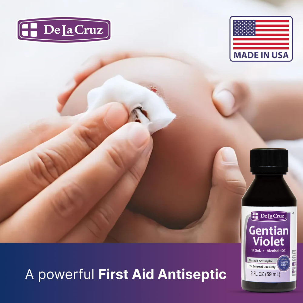 De La Cruz Gentian Violet USA-made antiseptic