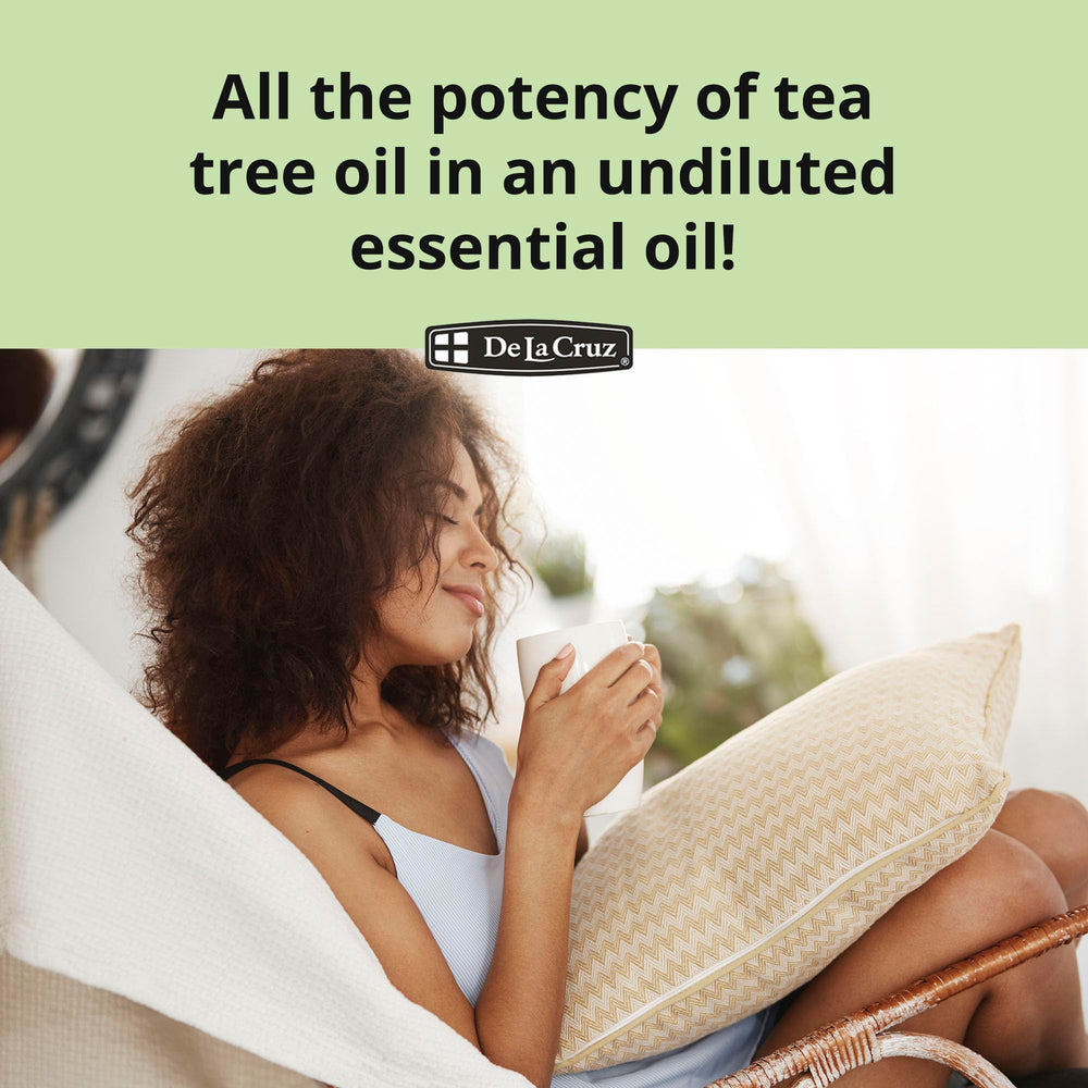 De La Cruz Tea Tree Oil steam-distilled process