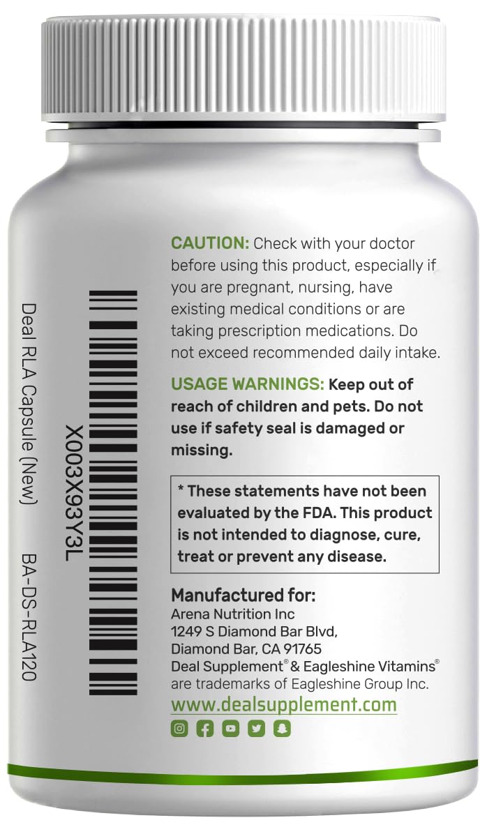 DEAL SUPPLEMENT 2-in-1 R-ALA and Benfotiamine for easy absorption