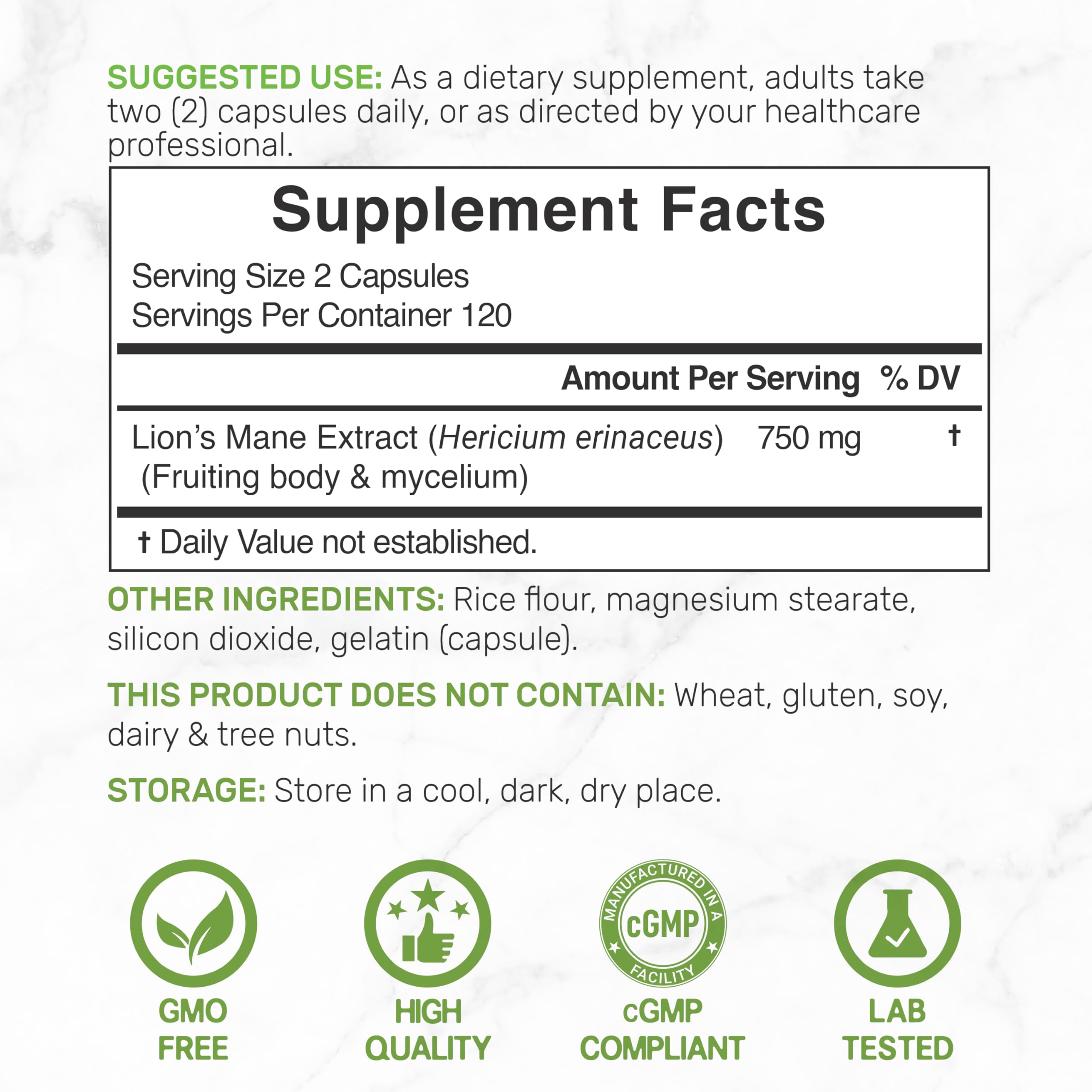 DEAL SUPPLEMENT bottle with 240 capsules ready for long-term use