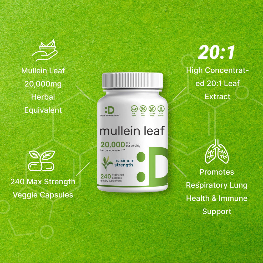 DEAL SUPPLEMENT 25:1 extract visual, highlights high potency