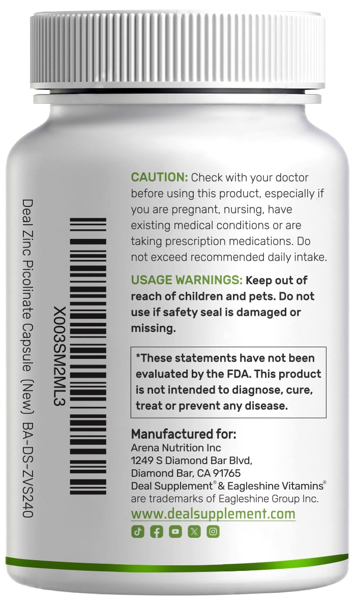Deal Supplement 8-month supply packaging shown for bulk value
