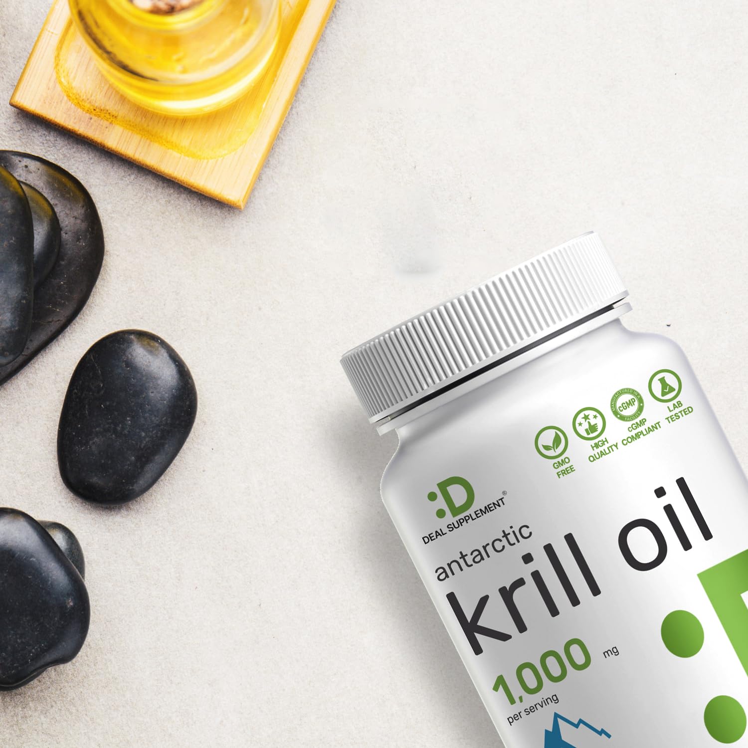 DEAL SUPPLEMENT Antarctic Krill Oil astaxanthin pigment highlights antioxidant properties