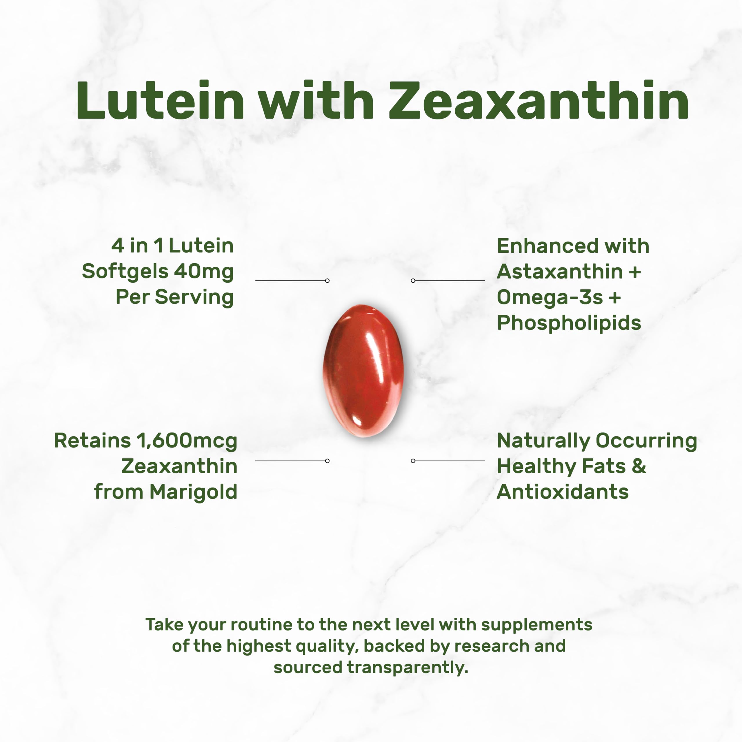 Deal Supplement astaxanthin omega-3 softgels image emphasizes 4-in-1 eye support.