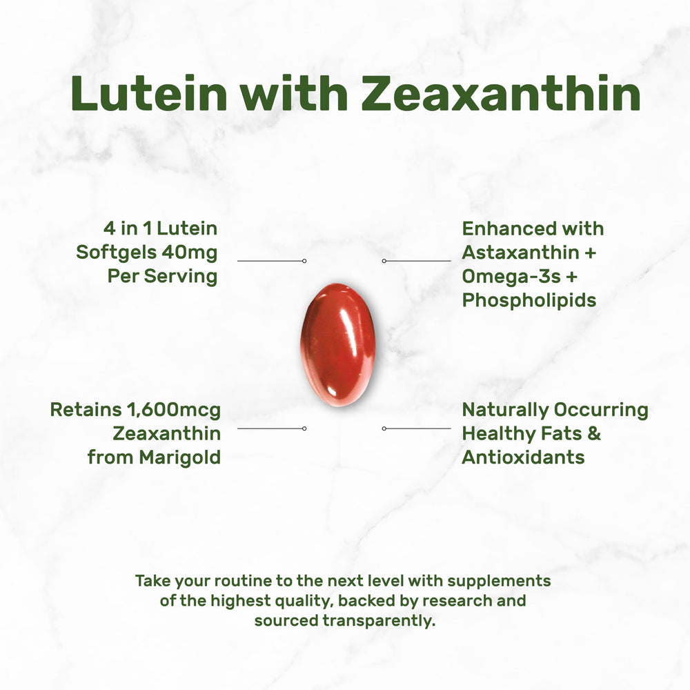 Deal Supplement astaxanthin omega-3 softgels image emphasizes 4-in-1 eye support.