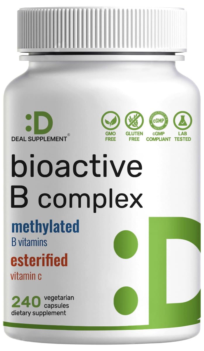 DEAL SUPPLEMENT Bioactive B Complex capsules for daily energy support.