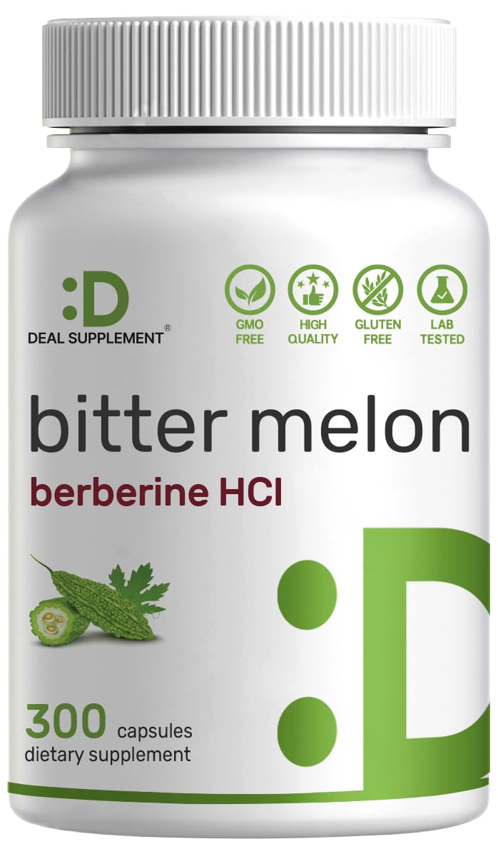 Deal Supplement Bitter Melon bottle with capsules for daily wellness.
