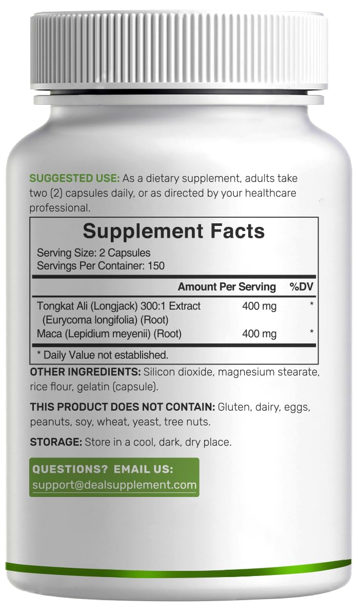 Bottle on a clean surface ready for daily routine with DEAL SUPPLEMENT