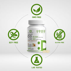 DEAL SUPPLEMENT bottle on table with label visible, emphasizing vitamin synergy.
