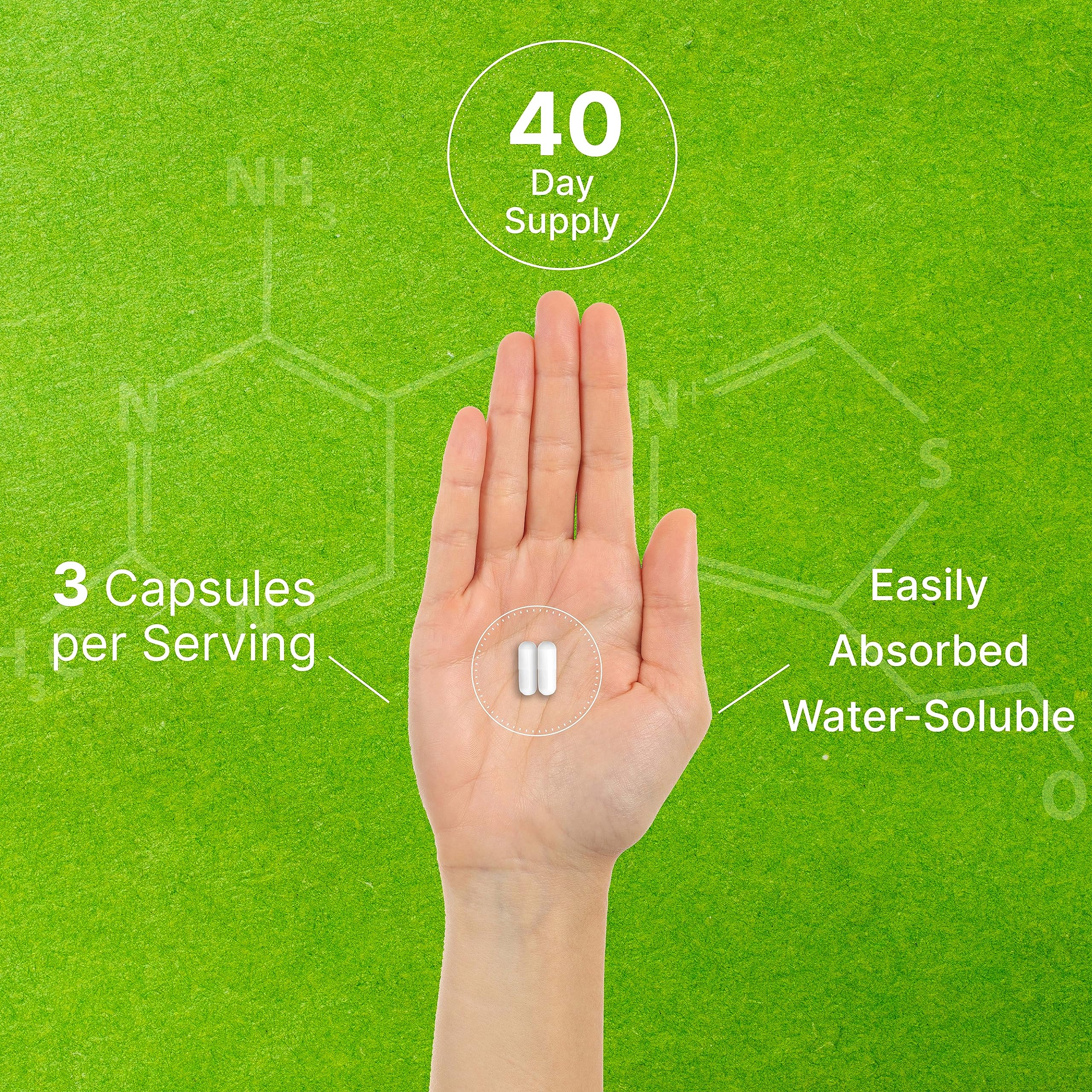 Deal Supplement bottle side view highlighting allergen-free formulation
