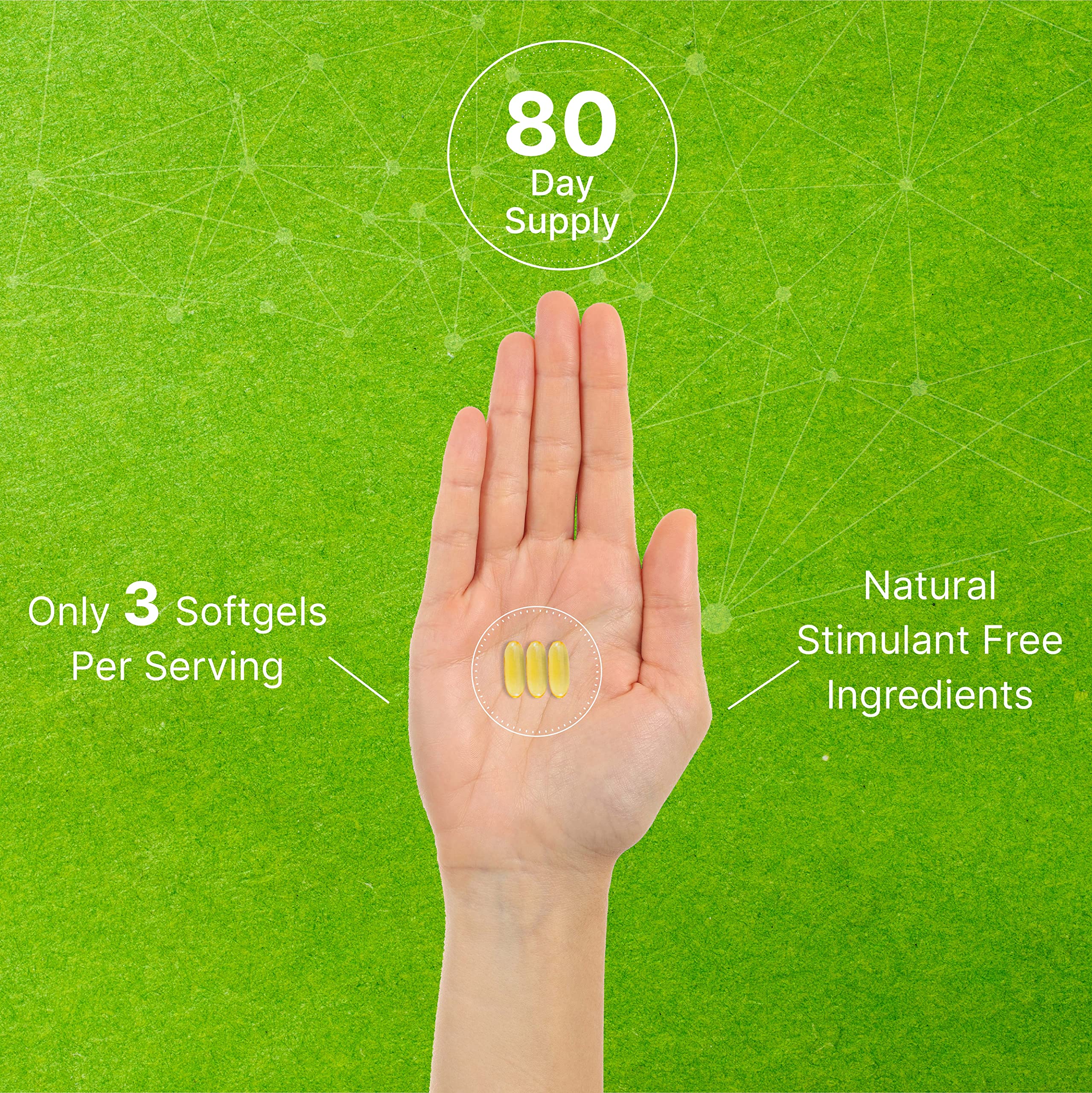 DEAL SUPPLEMENT CLA softgels photographed to emphasize USA-made production.