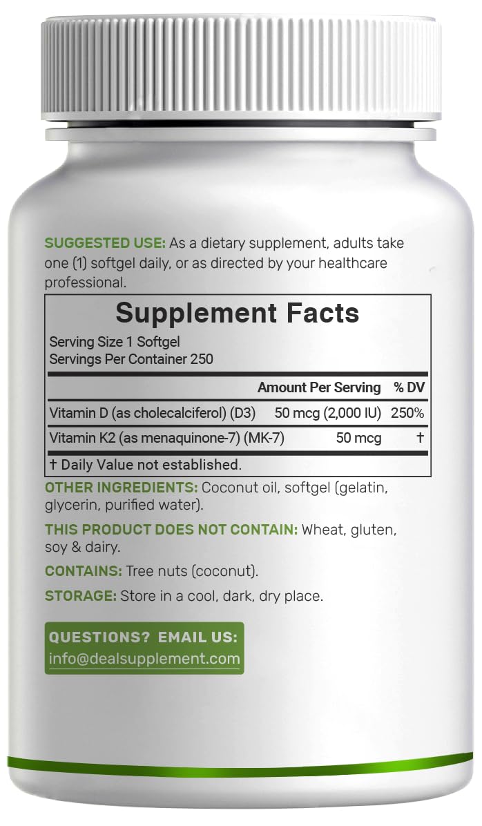 DEAL SUPPLEMENT Mini softgels are easy to swallow for daily use