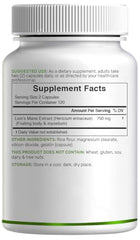 DEAL SUPPLEMENT Lions Mane mycelium extract close-up highlighting rich nutrients