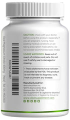 DEAL SUPPLEMENT Magnesium Citrate bottle side view highlighting easy-to-swallow capsules