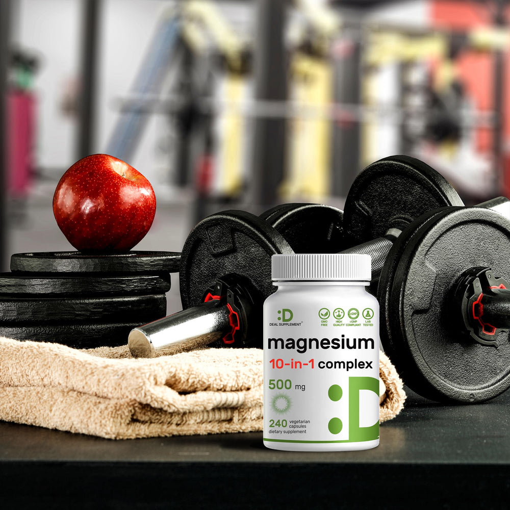 DEAL SUPPLEMENT Magnesium Complex in daily-use pack, convenient capsules.
