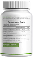 Deal Supplement Magnesium Glycinate label closeup emphasizing chelated magnesium.
