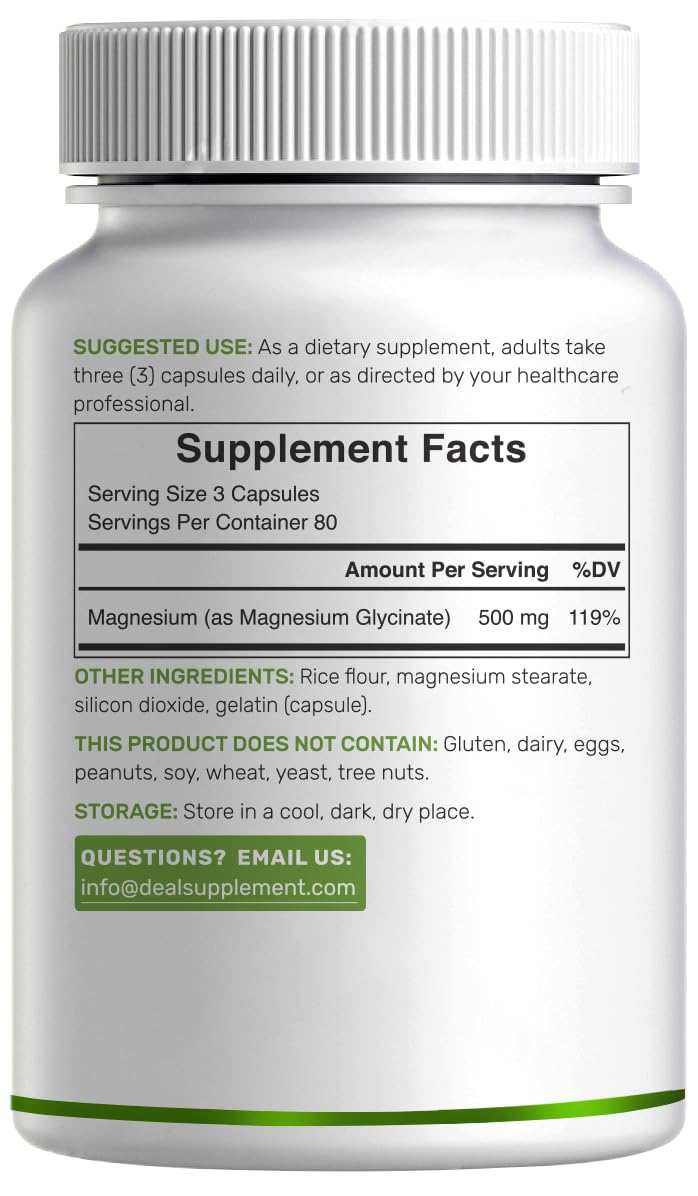 Deal Supplement packaging displays third-party tested and non-GMO quality seals.