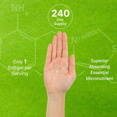 Deal Supplement menaquinone-7 in coconut oil matrix for high bioavailability potential.