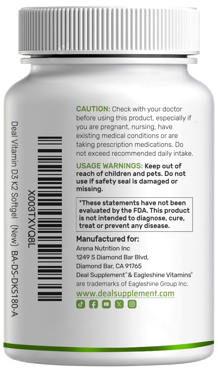 Deal Supplement money-back guarantee card shown beside products