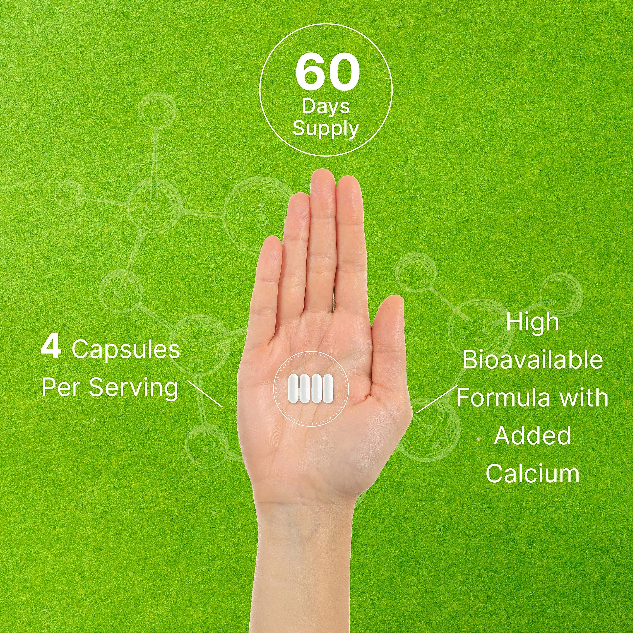 DEAL SUPPLEMENT non-GMO, gluten-free and dairy-free formula label.