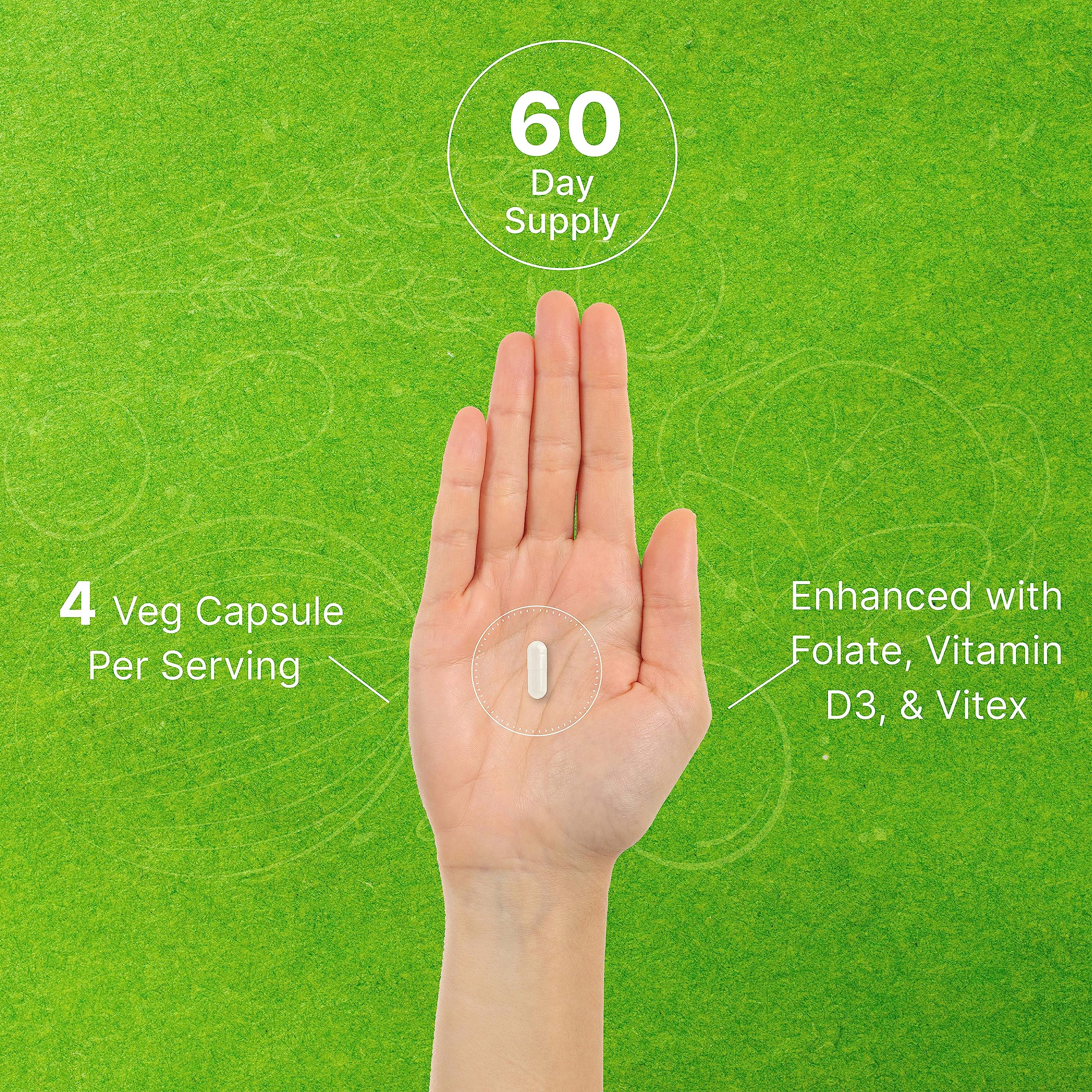 DEAL SUPPLEMENT packaging displays non GMO seal and allergen free icons