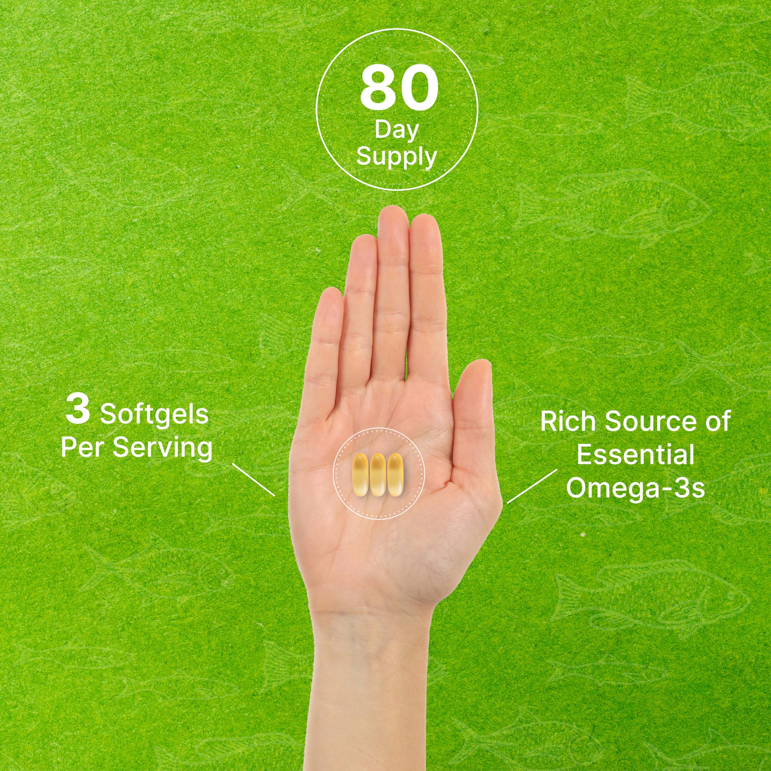 DEAL SUPPLEMENT EPA 1200 mg and DHA 900 mg per serving
