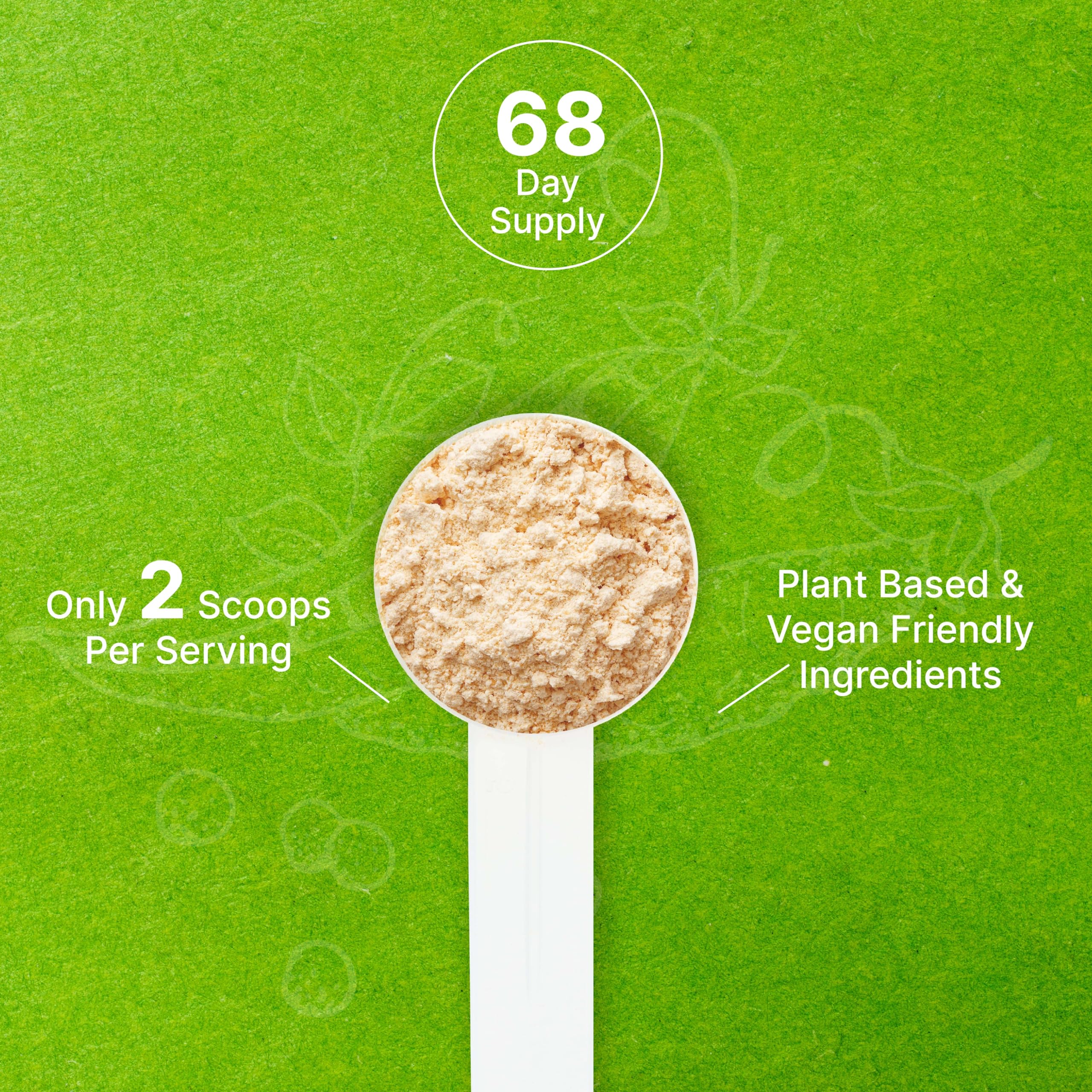 Pea protein powder being used in baking for high-protein treats.