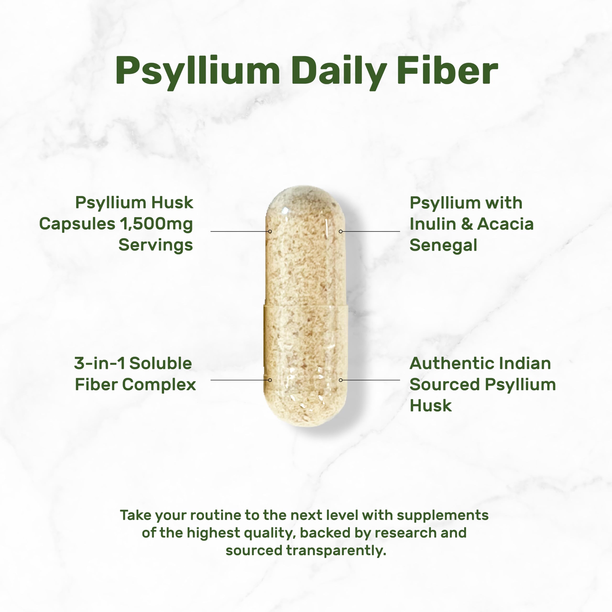 Deal Supplement packaging box highlights plant-based fiber blend