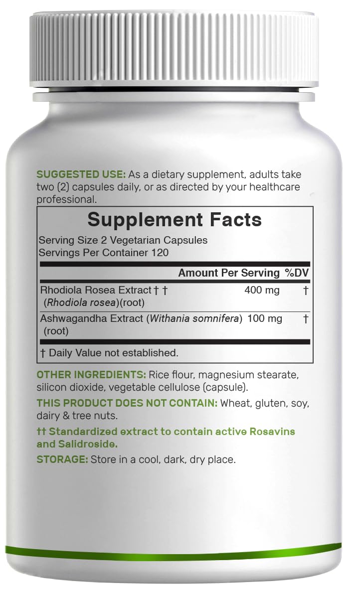 Deal Supplement Rhodiola-Ashwagandha lab certificate shows third-party testing.