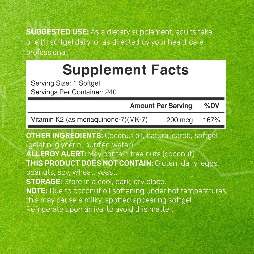 Deal Supplement bottle with 240 softgels for daily bone support.
