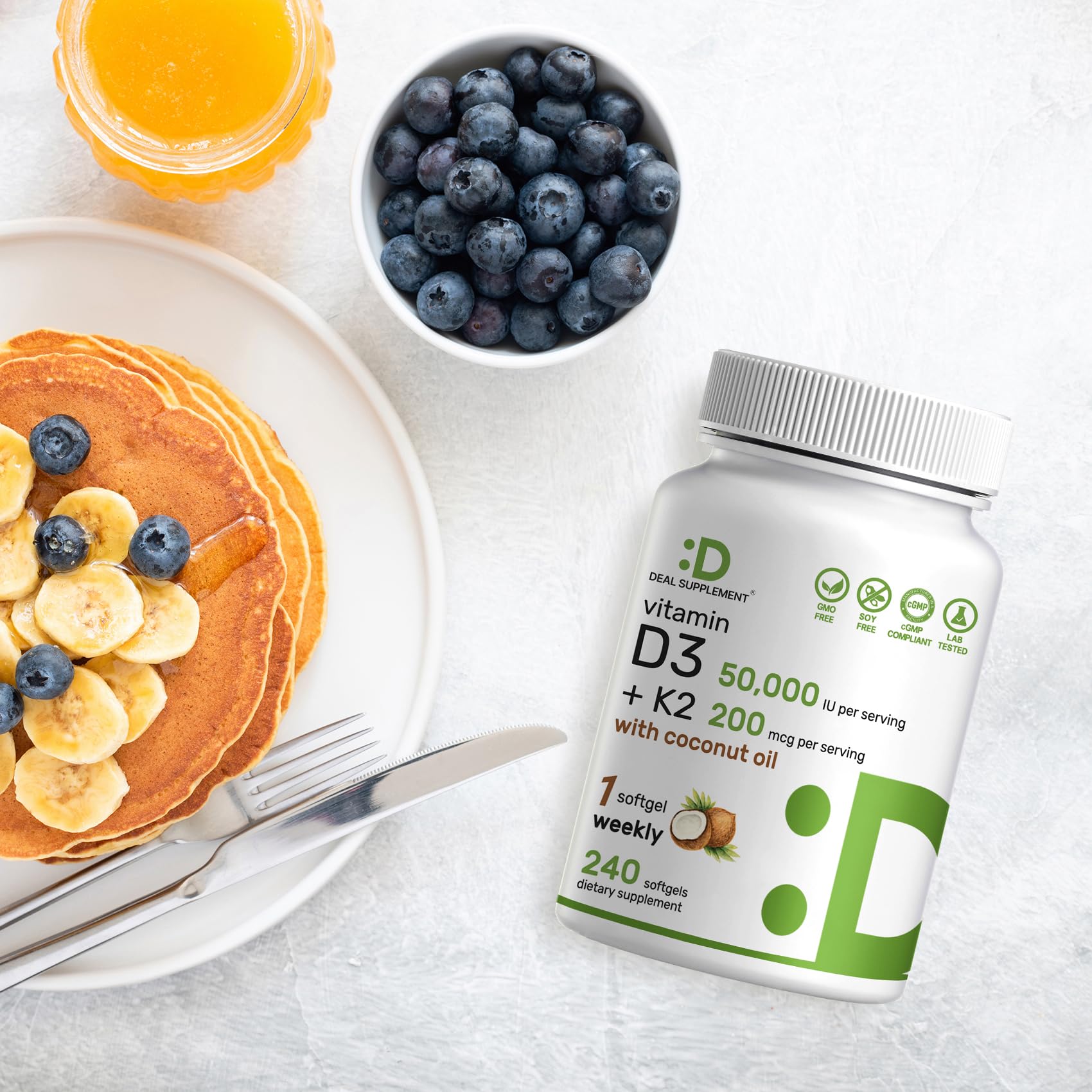 DEAL SUPPLEMENT third-party lab seal indicating quality and safety.