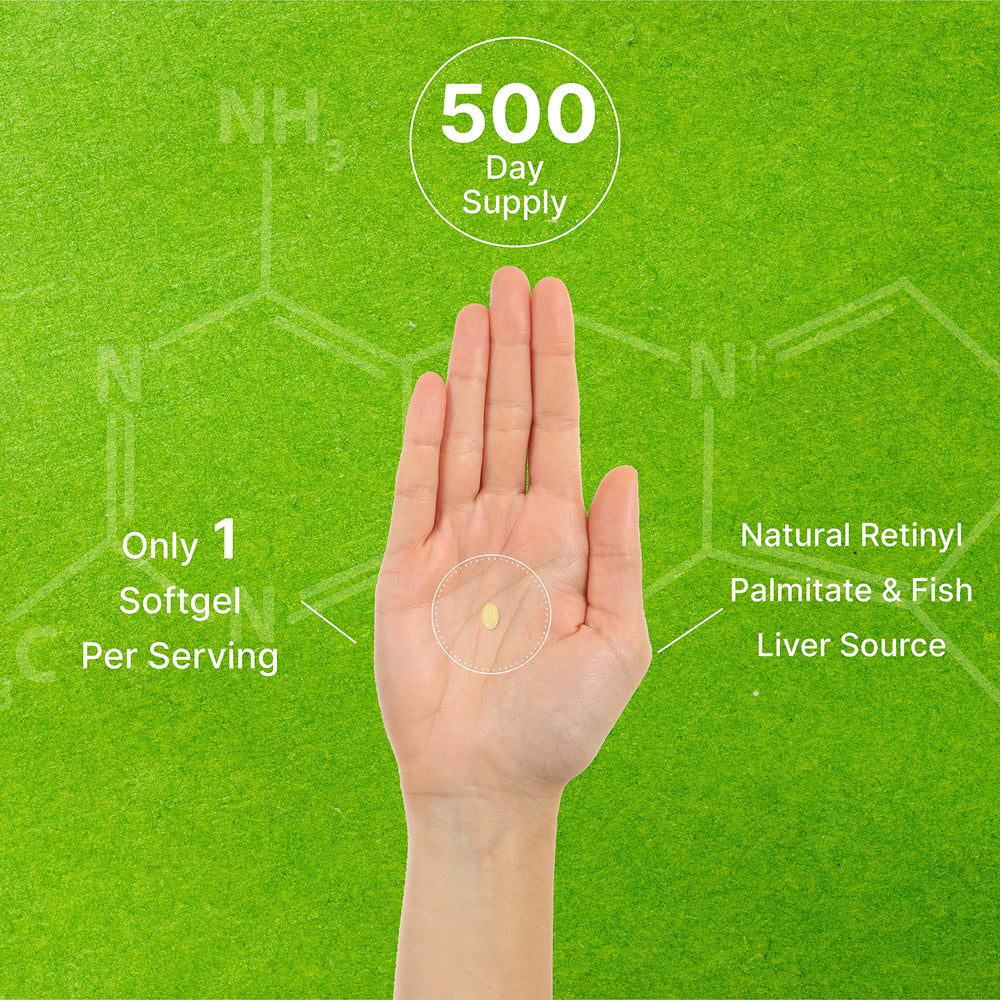 DEAL SUPPLEMENT vitamin A softgel immune support visualization suggests general wellness benefits.