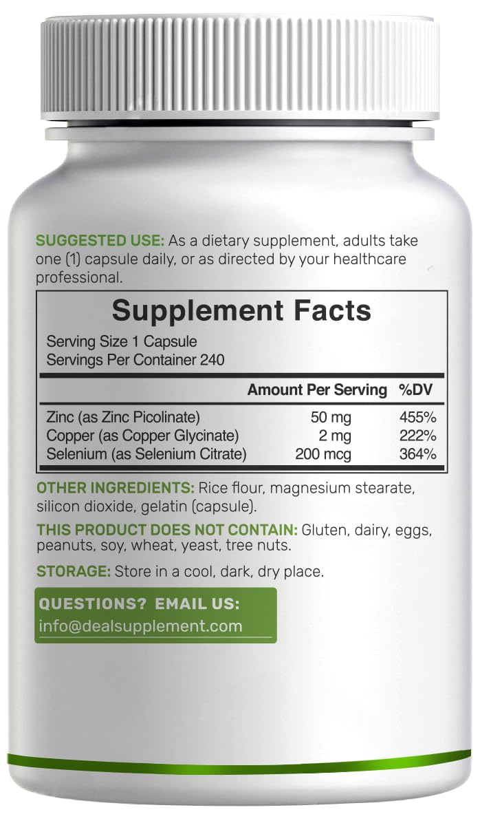 Deal Supplement zinc bottle with glass of water for easy intake